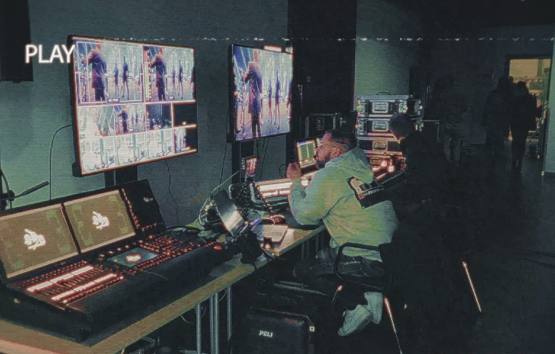 Influtique live production control room
